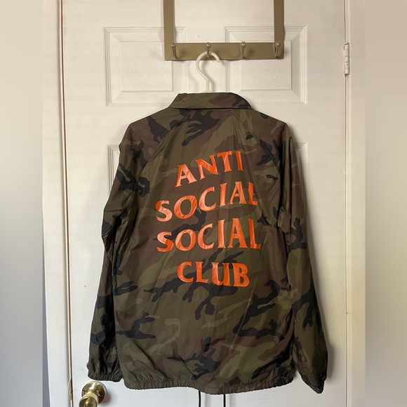 Anti Social Social Club Camo Windbreaker (Size Small) - Picture 2 of 3